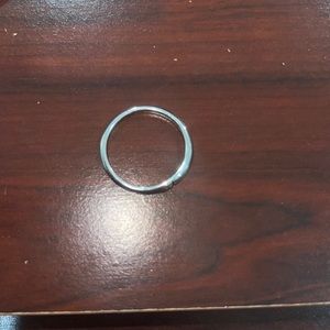 Cross promise ring. Sliver.  Size 9.